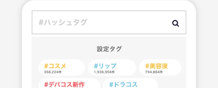 さらに！見える化
運用を全面サポートする機能が充実！
01
参考にできる、業界ごとの
成功事例を一覧表示
業界の人気投稿TOP10から勝ち投稿を見える化
人気投稿一覧から参考パターンを見える化
ハッシュタグレコメンド機能